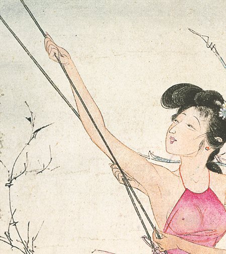 闽清-胡也佛的仕女画和最知名的金瓶梅秘戏图